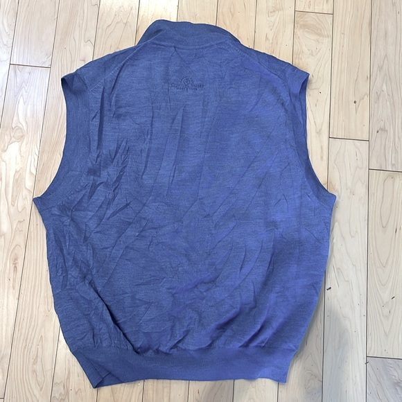 NWT Fairway & Greene Marino Wool Vest - Picture 3 of 4